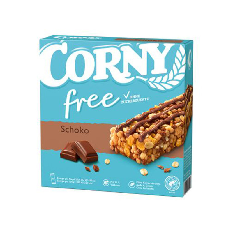 CORNY FREE müslibatoon sokolaadi (suhkruvaba)6x20g