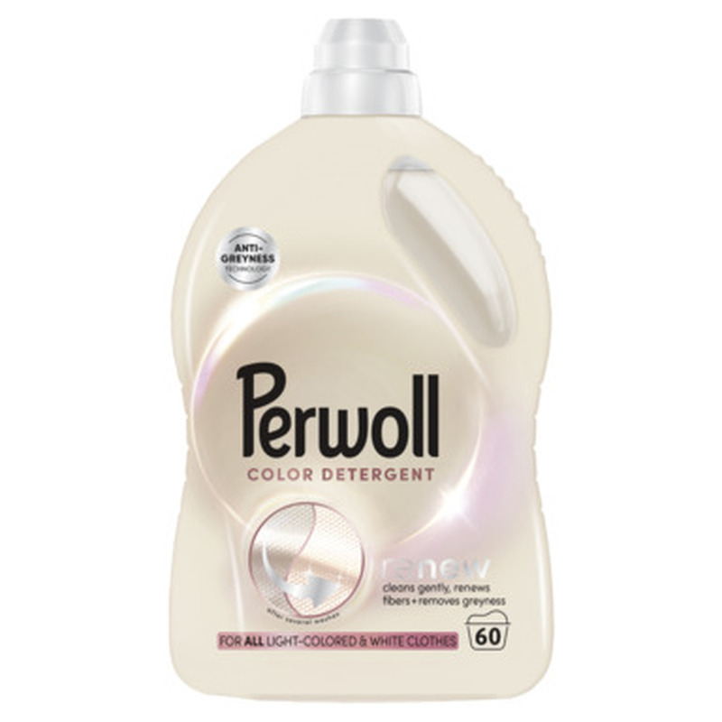Pesugeel Light Colors 60pk, PERWOLL, 3 l