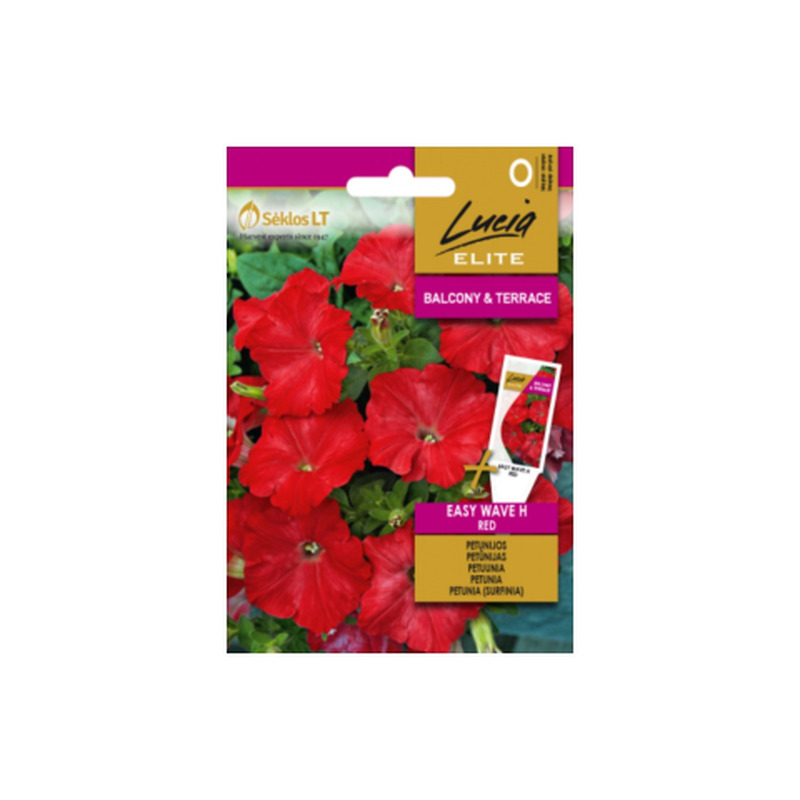 Seemned Lucia Elite Petuunia (Surfiinia) Easy Wave H Red LE