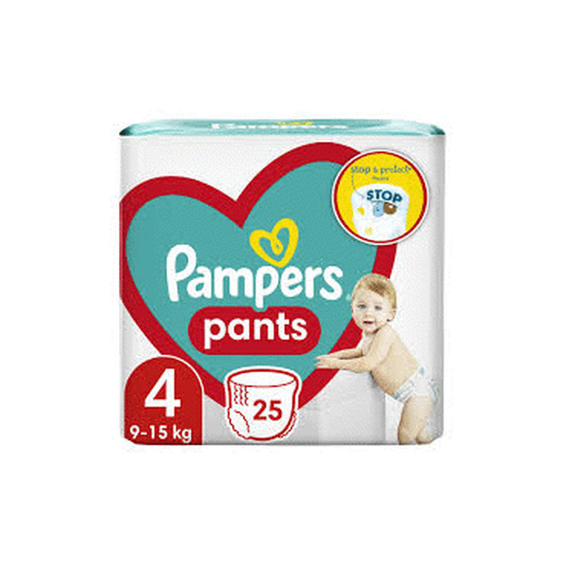 Püksmähkmed PAMPERS S4 9-15 kg 25tk