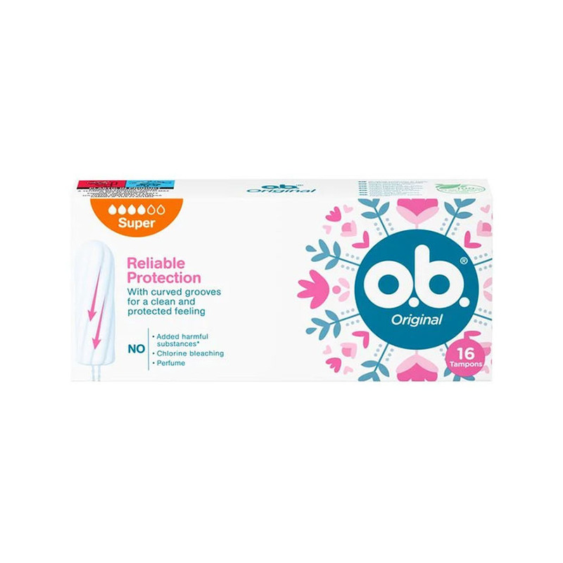 Tampoonid Super, O.B., 16 tk