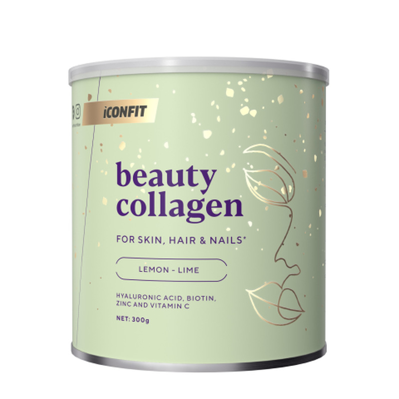 Ilu kollageen sidruni-ja laimimaiitseline magusainega IconFit 300g