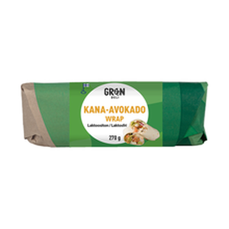 Kana-avokaado wrap 270 g