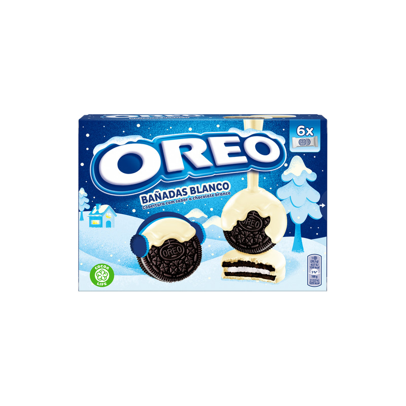 KAST 10 tk! Oreo küpsised valges šokolaadis 246g