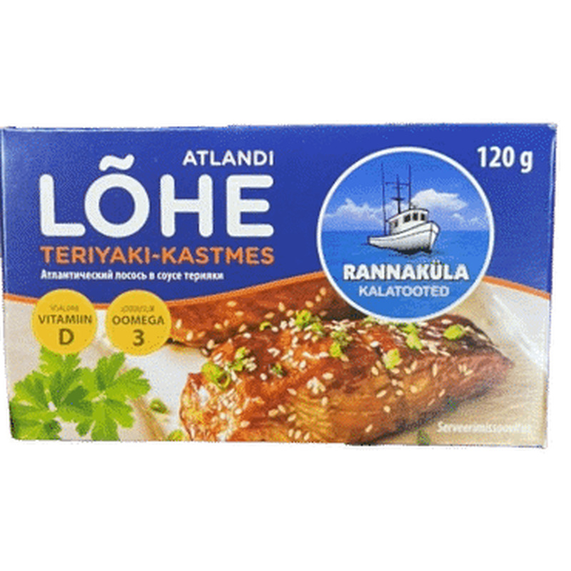 Lõhe Teriyakikastmes RANNAKÜLA,120g
