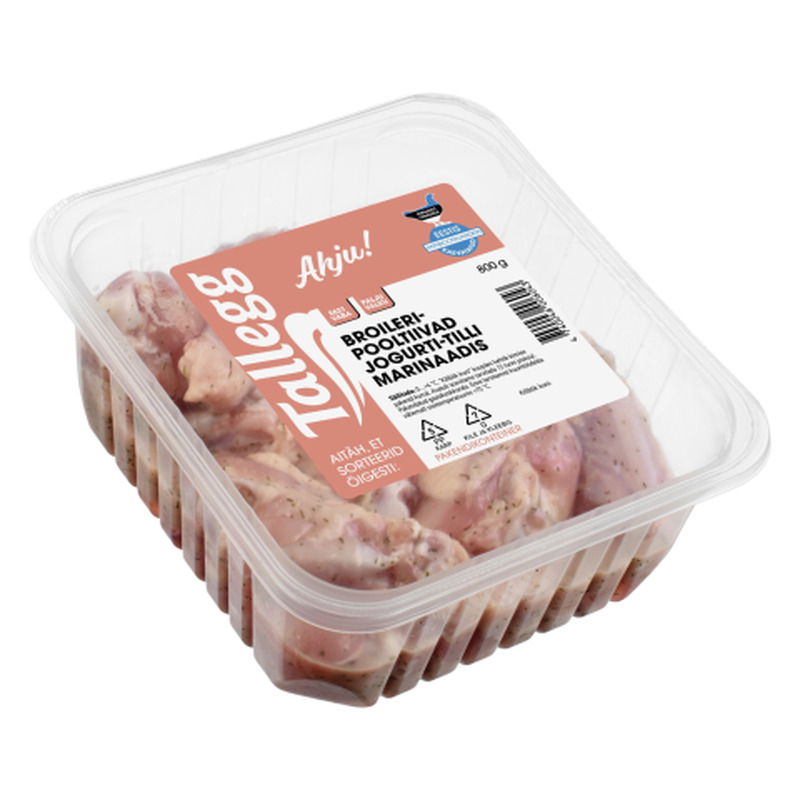 Broileripooltiivad jogurti-tilli marinaadis Tallegg 800g