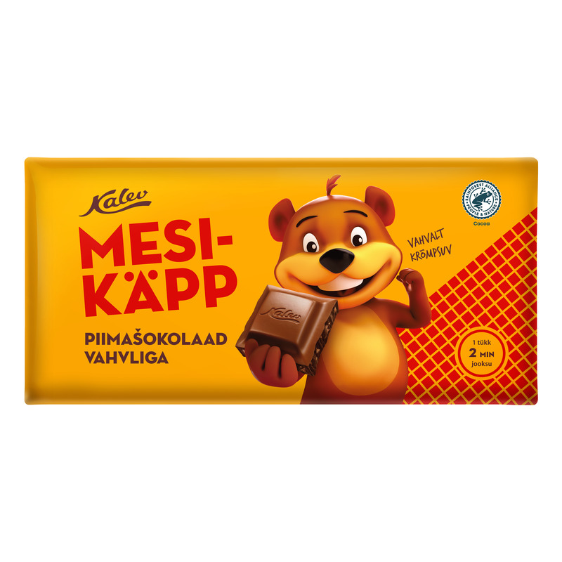 Piimašokolaad vahvliga, MESIKÄPP, 270 g