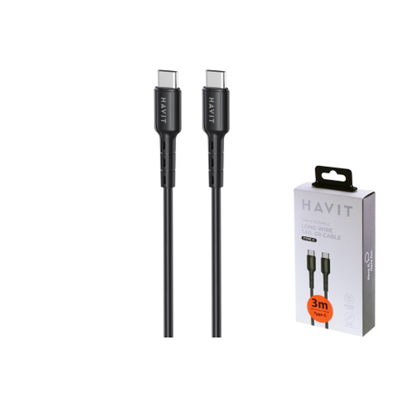 Kaabel C-C 60W 3m Havit CB659