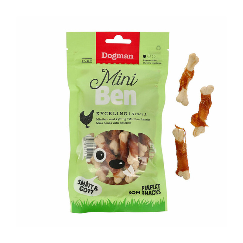 DOGMAN Koerale Mini närimiskont kanaga 80g