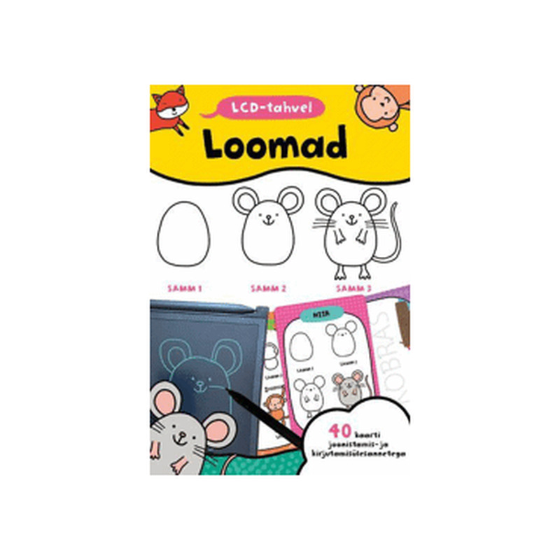 Raamat Lcd tahvel. Loomad