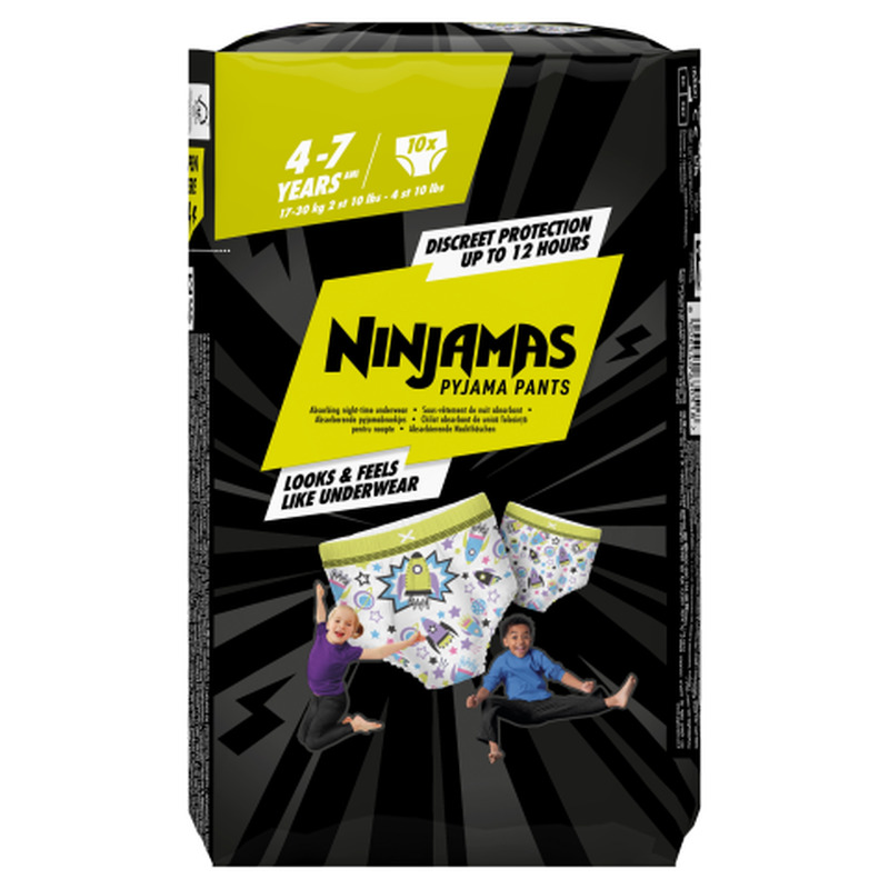 Öömähkmed Pampers Ninjamas Space JP S7, 10tk
