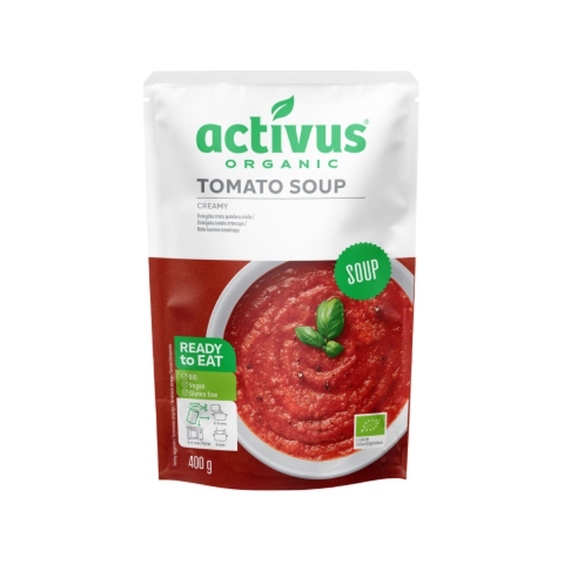Püreestatud tomatisupp Activus öko 400g
