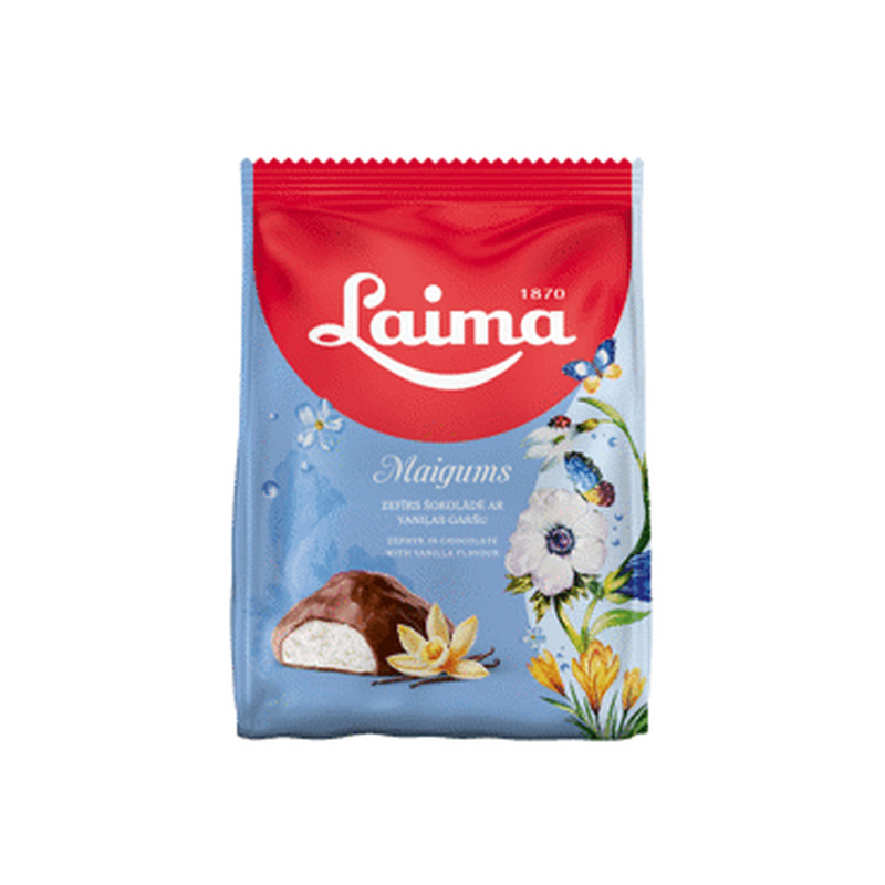 Vanillisefiir šokolaadis LAIMA 175g
