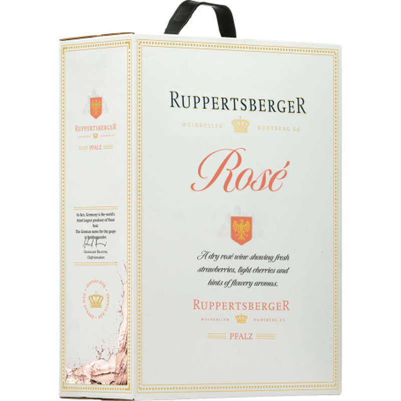 Kaitstud päritolunimetusega vein Ruppertsberger Pfalz Rose 3l