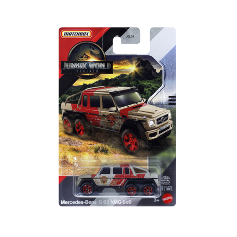 Mänguauto Matchbox Jurassic World, värv ja kujundus võivad erineda, AW25
