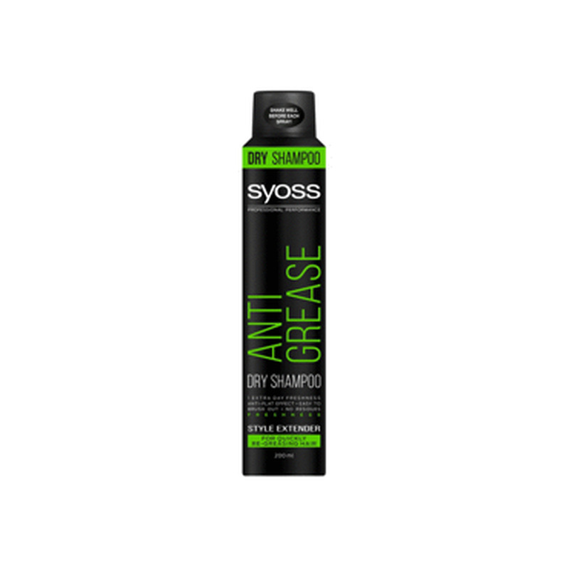 Kuivšampoon Anti-Grease, SYOSS, 200 ml