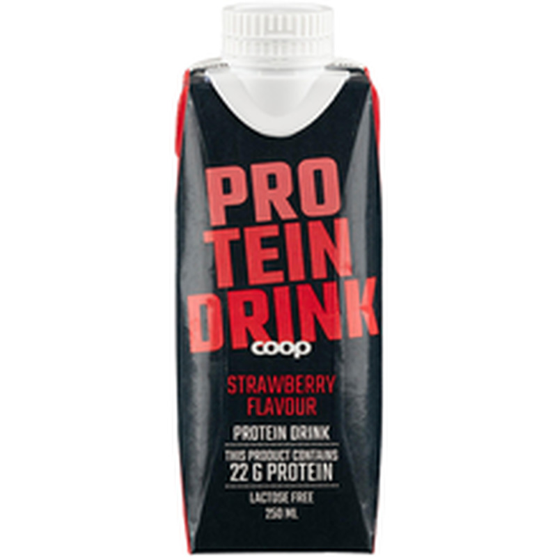 Proteiinijook maasikamaitseline, 250 ml