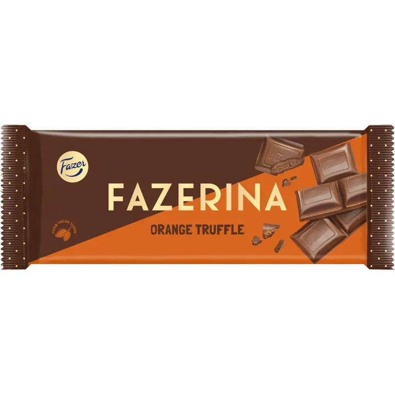 Fazer Fazerina apelsinitrühvlitäidisega piimašokolaad 99 g