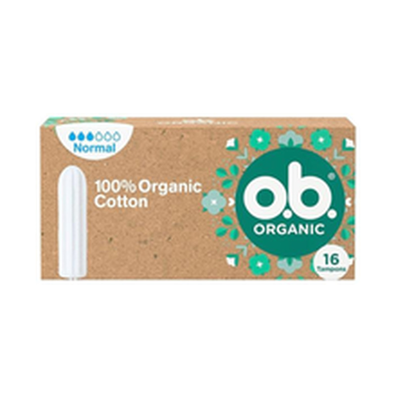 O.B. organic normal tampoon 16 tk