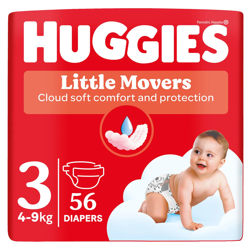 Huggies Mähkmed Ultra Comfort S 3 4-9kg 56tk