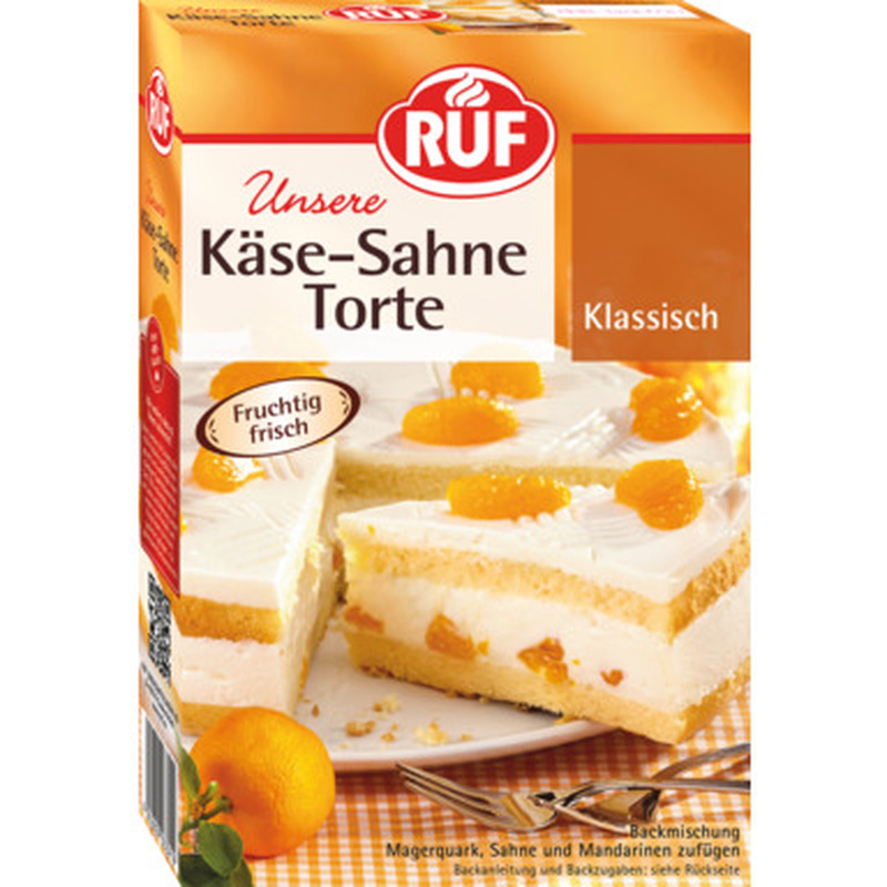 RUF Kohupiima-vahukooretordi küpsetussegu 350g