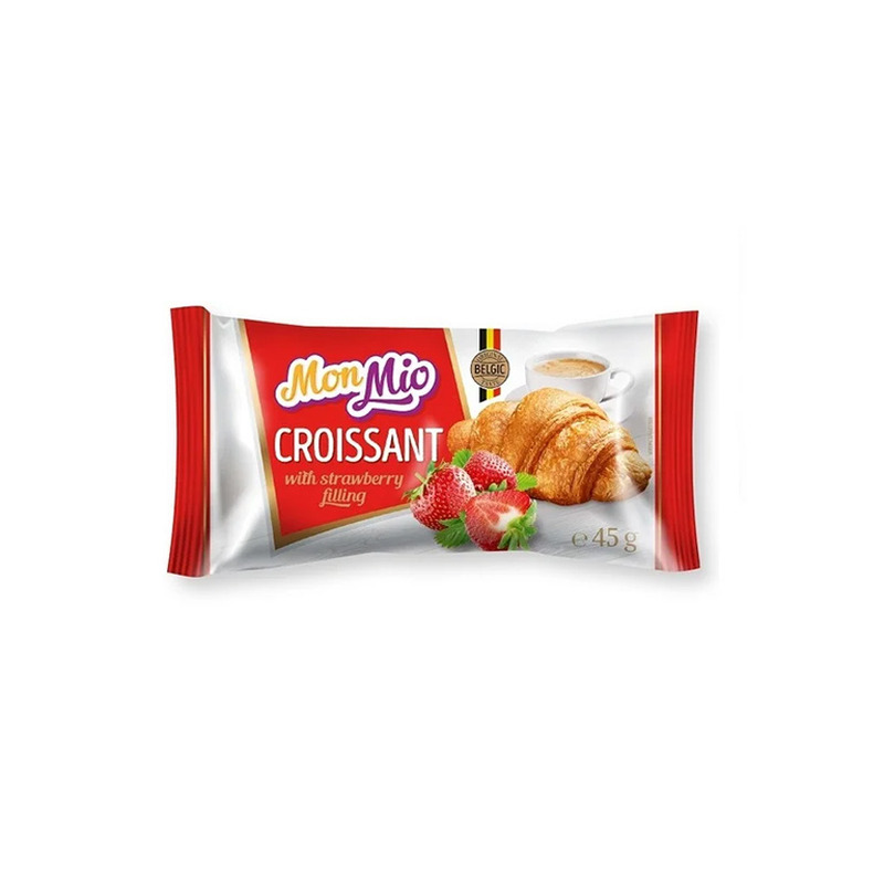 Croissant MONMIO maasikakreemi täidisega 45g