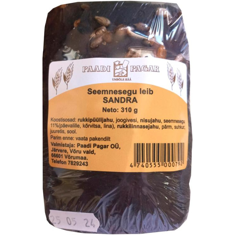 Paadi Pagar Seemneseguleib Sandra 310 G
