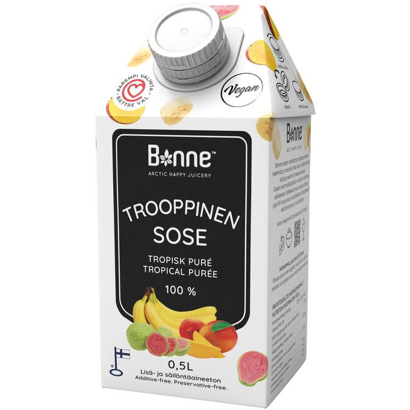 100% troopiline püree, BONNE, 500 ml