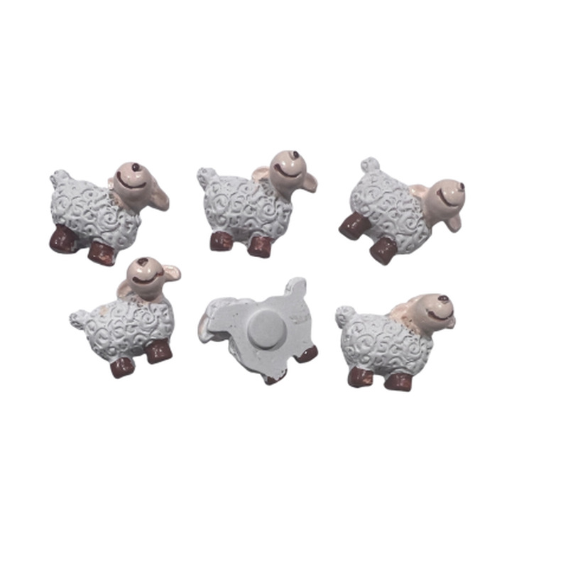 Lihavõttekleebised lambad 6tk ES26