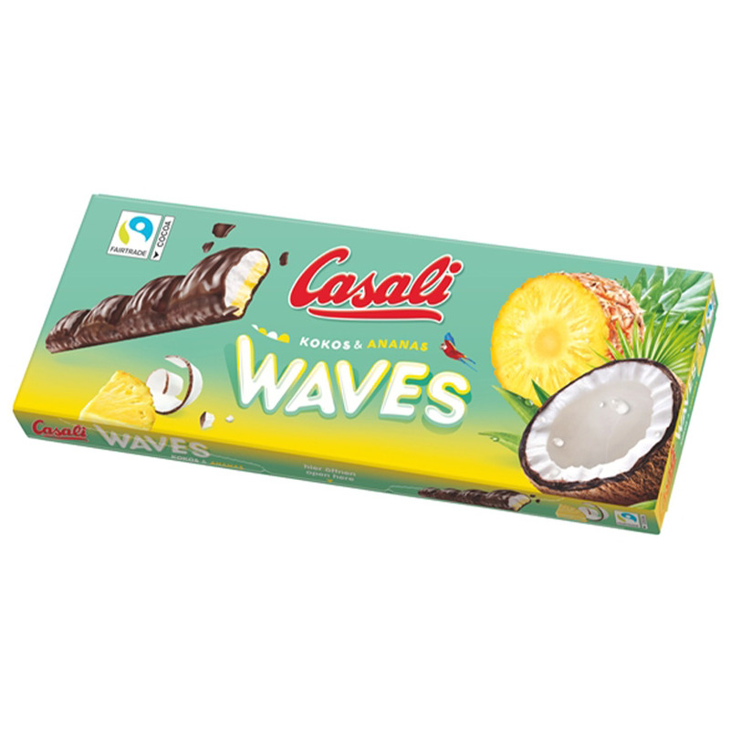 CASALI Waves ananassi-kookos kommid karbis 250g