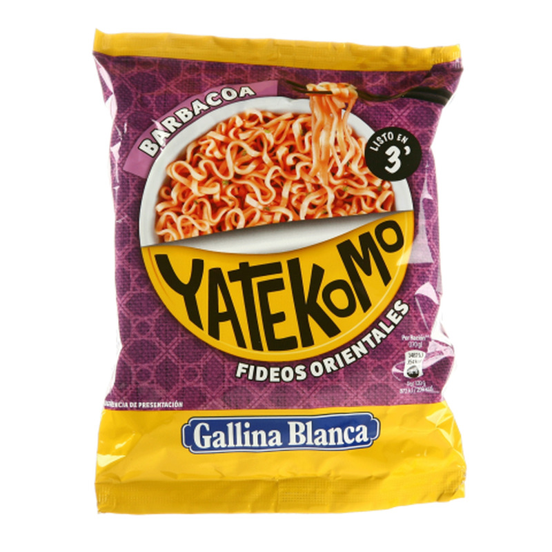 Kiirnuudlid Yatekomo Barbeque 79g