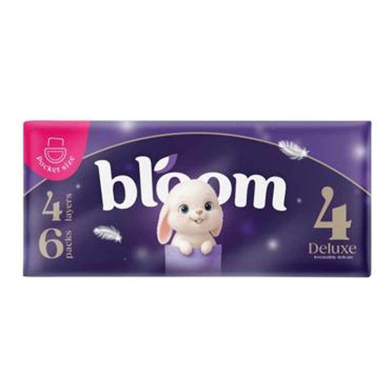 Taskurätikud BLOOM 4kih, 6tk