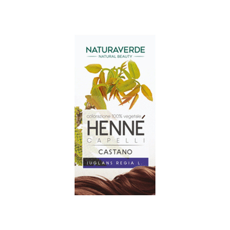 Juuksevärv henna NATURAVERDE pruun 100g
