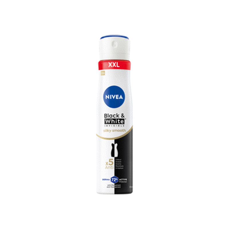 Spreideo NIVEA B&W Inv.Silky Smooth250ml