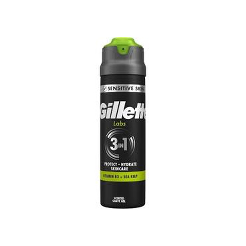 Raseer.geel GILLETTE Labs Sensitive198ml
