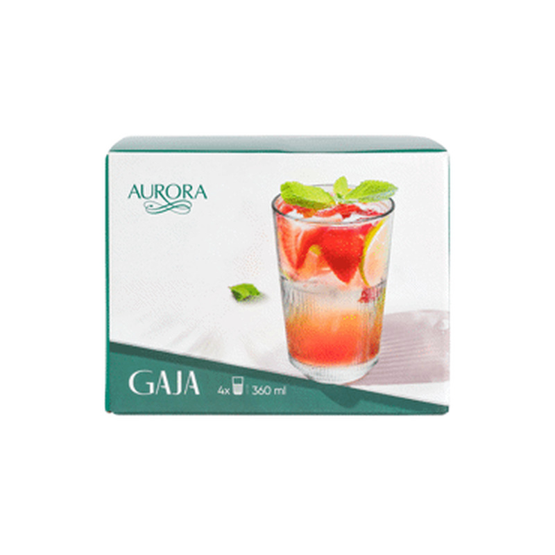 Joogiklaasid AURORA Mojito 360ml 4tk