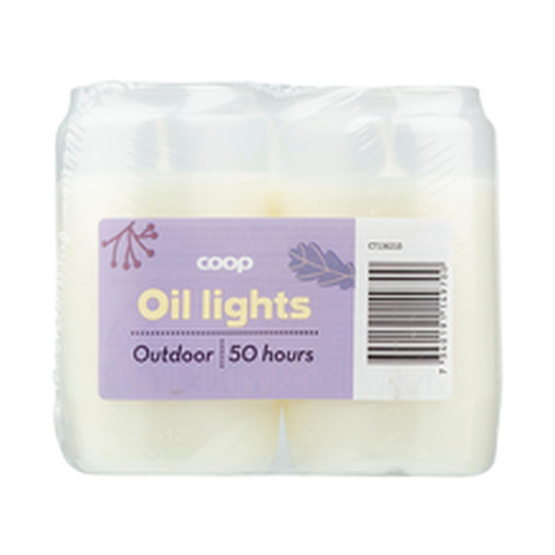 Coop õliküünal väike 2tk 50h