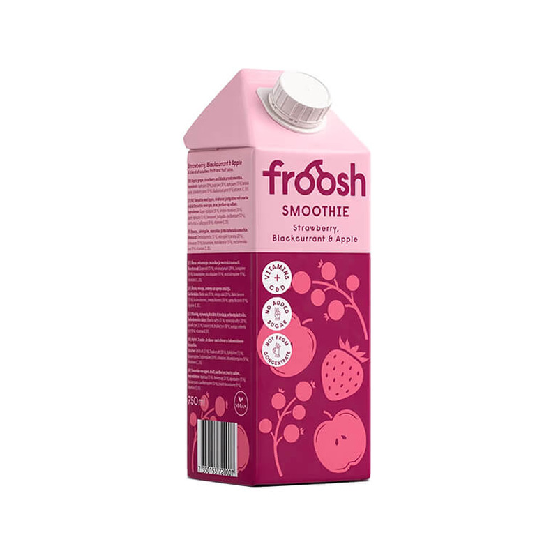 Froosh maasika-, mustsõstra- ja õunamaitseline smuuti 750ml