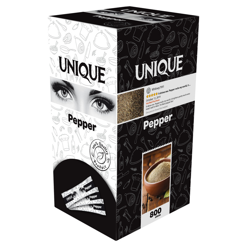 UNIQUE Must pipar 560g (0,7g- 800tk)