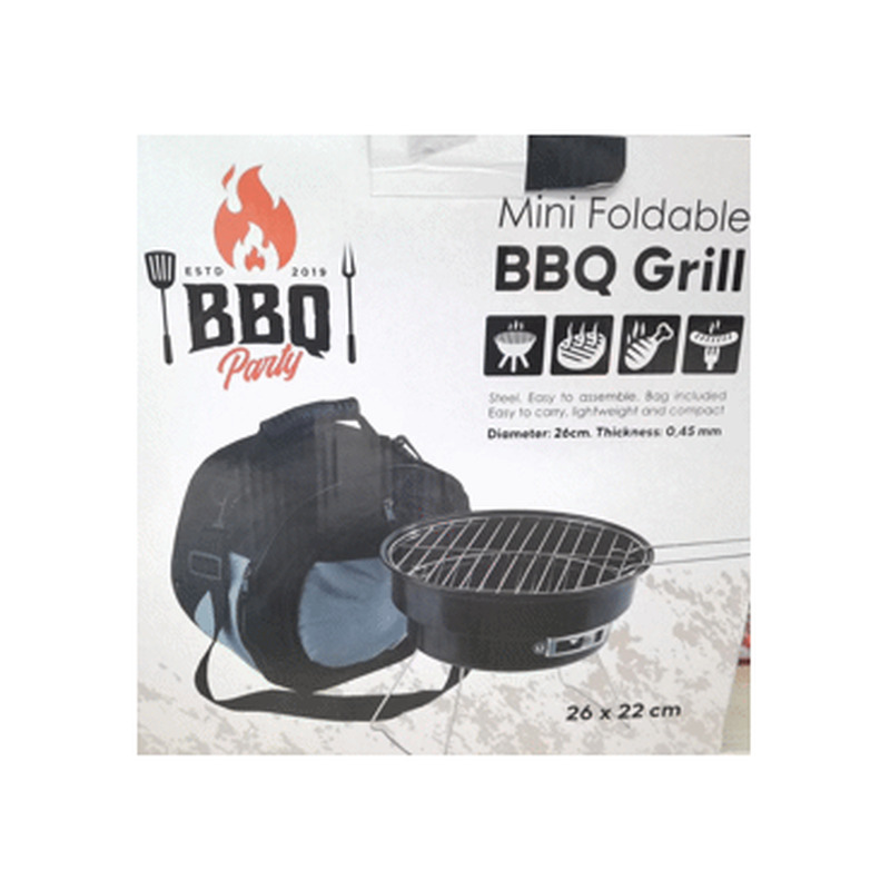 Väike kokkupandav grill 26x22cm