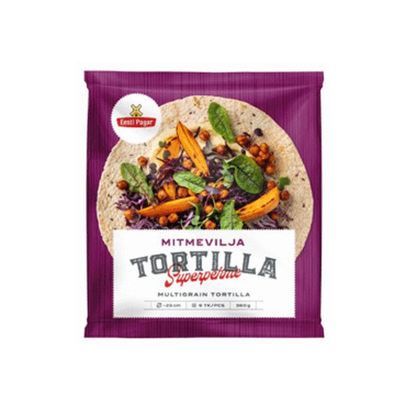 Mitmevilja tortilla EESTI PAGAR 360g