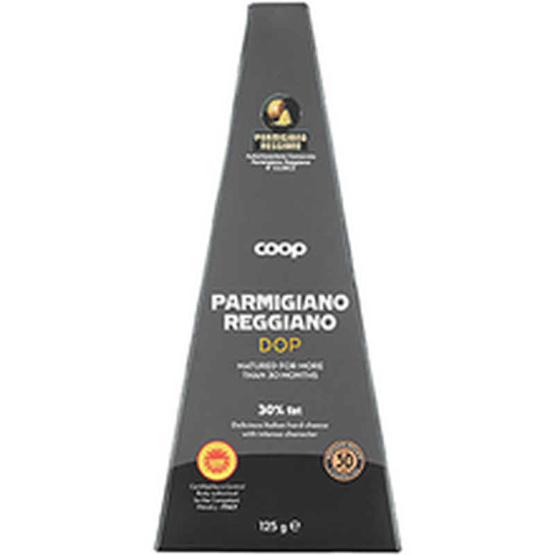 Coop parmesanijuust Parmigiano Reggiano 30%, 30 kuud, 125 g