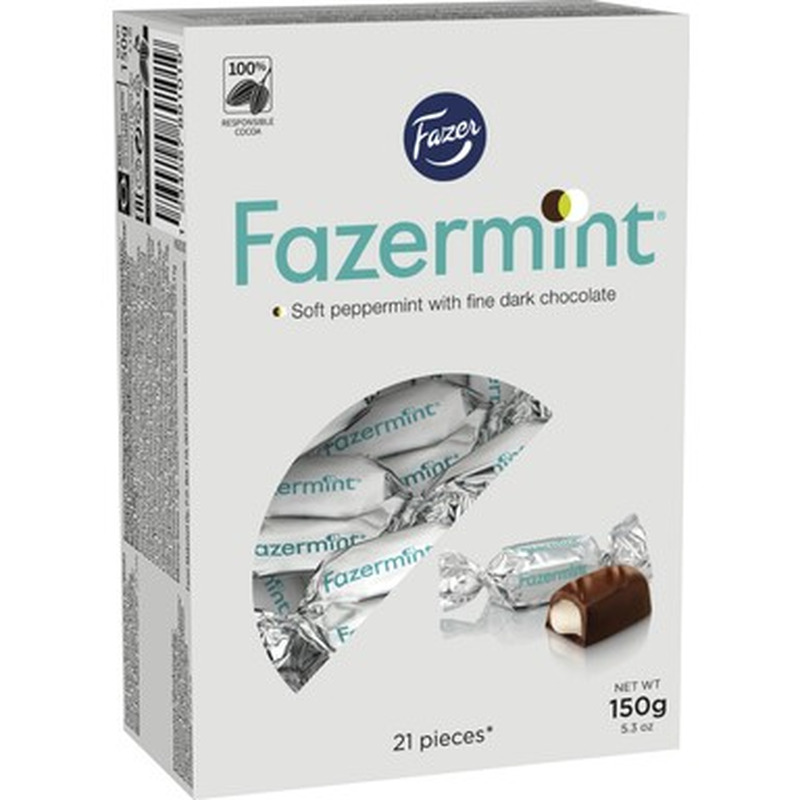 FAZER Fazermint kommikarp 150g