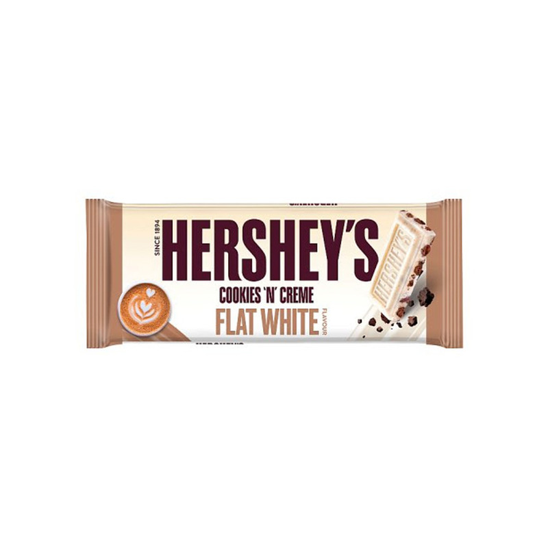 Šokolaad HERSHEY’S (COOKIES ‘N CREME FLAT WHITE), 90g
