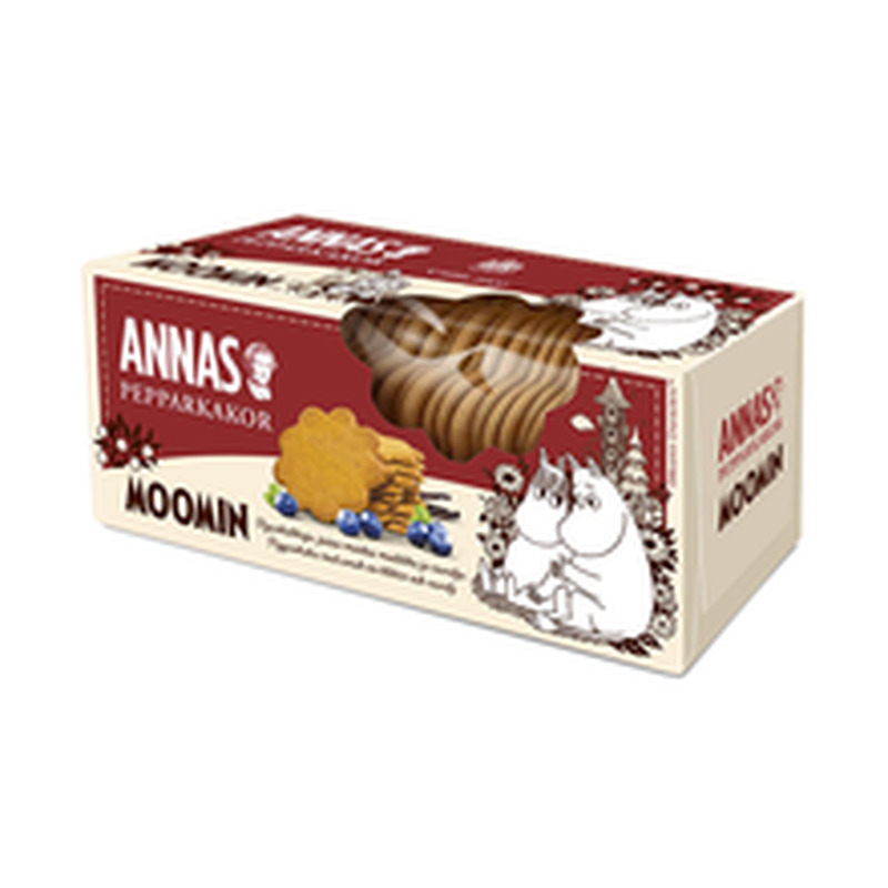 Annas Muumi mustika- ja vanillipiparkoogid 150 g