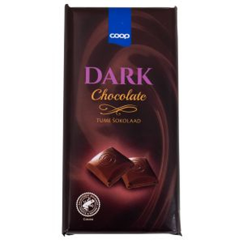 Coop Tume šokolaad 100g