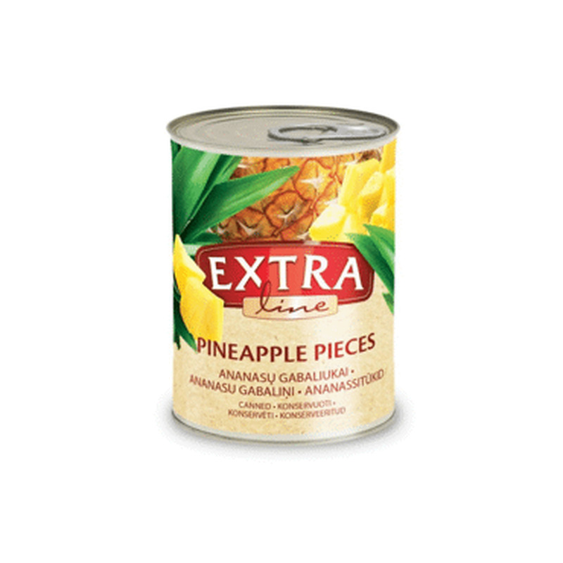 Konserv.ananassitükid EXTRA LINE 565g