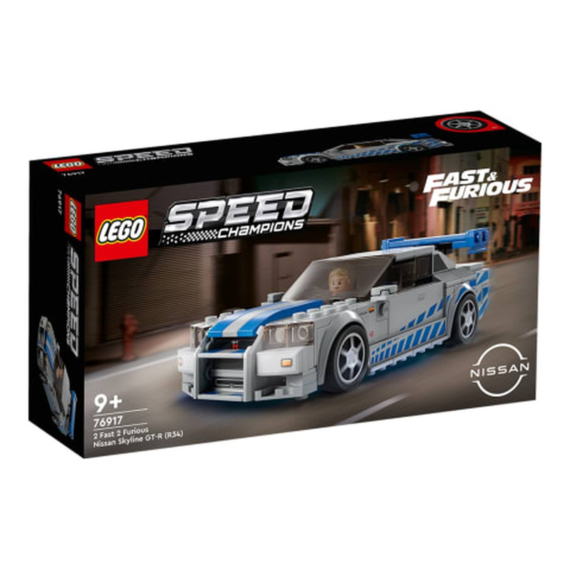 Konstruktor Lego 2 Fast 2 Furious Nissan Skyline GT-R (R34) 76917