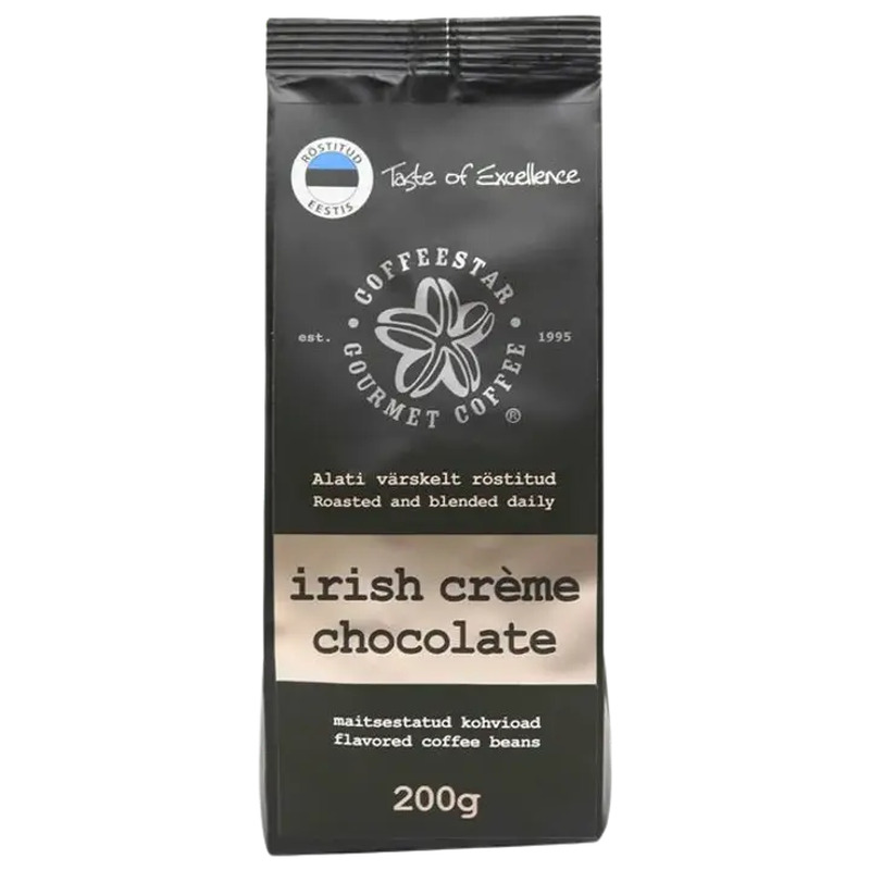 Maitsestatud kohvioad Irish Crème Chocolate, COFFEESTAR, 200 g