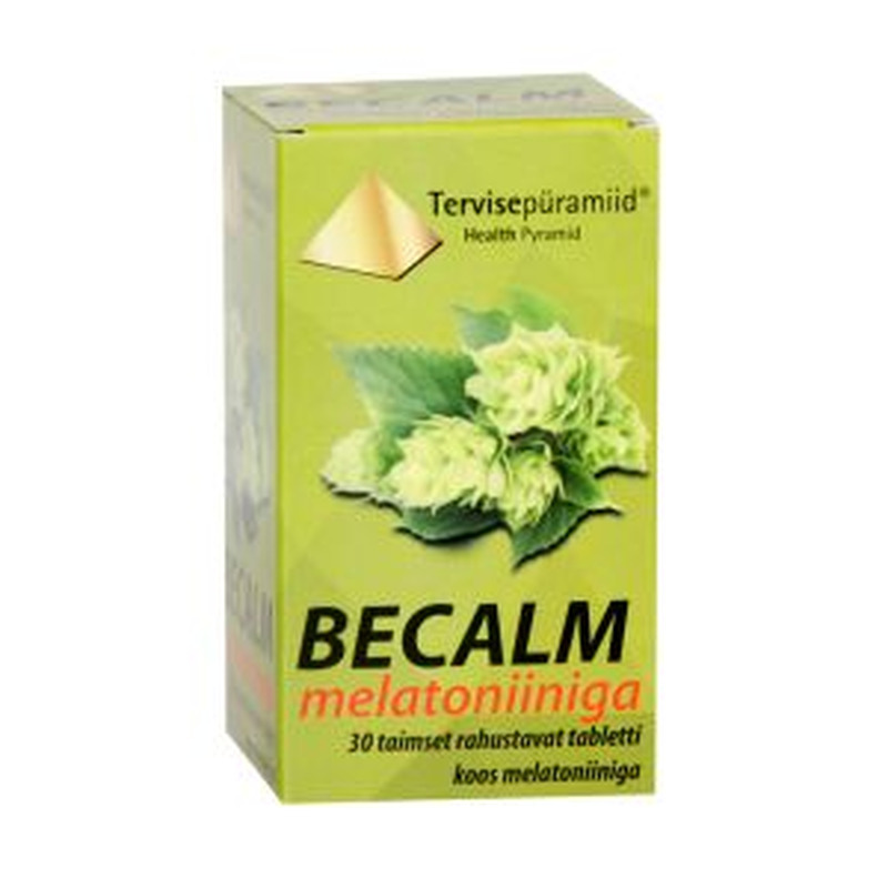 Tervisepüramiid BeCalm tabletid N30 melatoniiniga